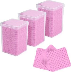Pads Limpiadores De Adhesivo Rosado